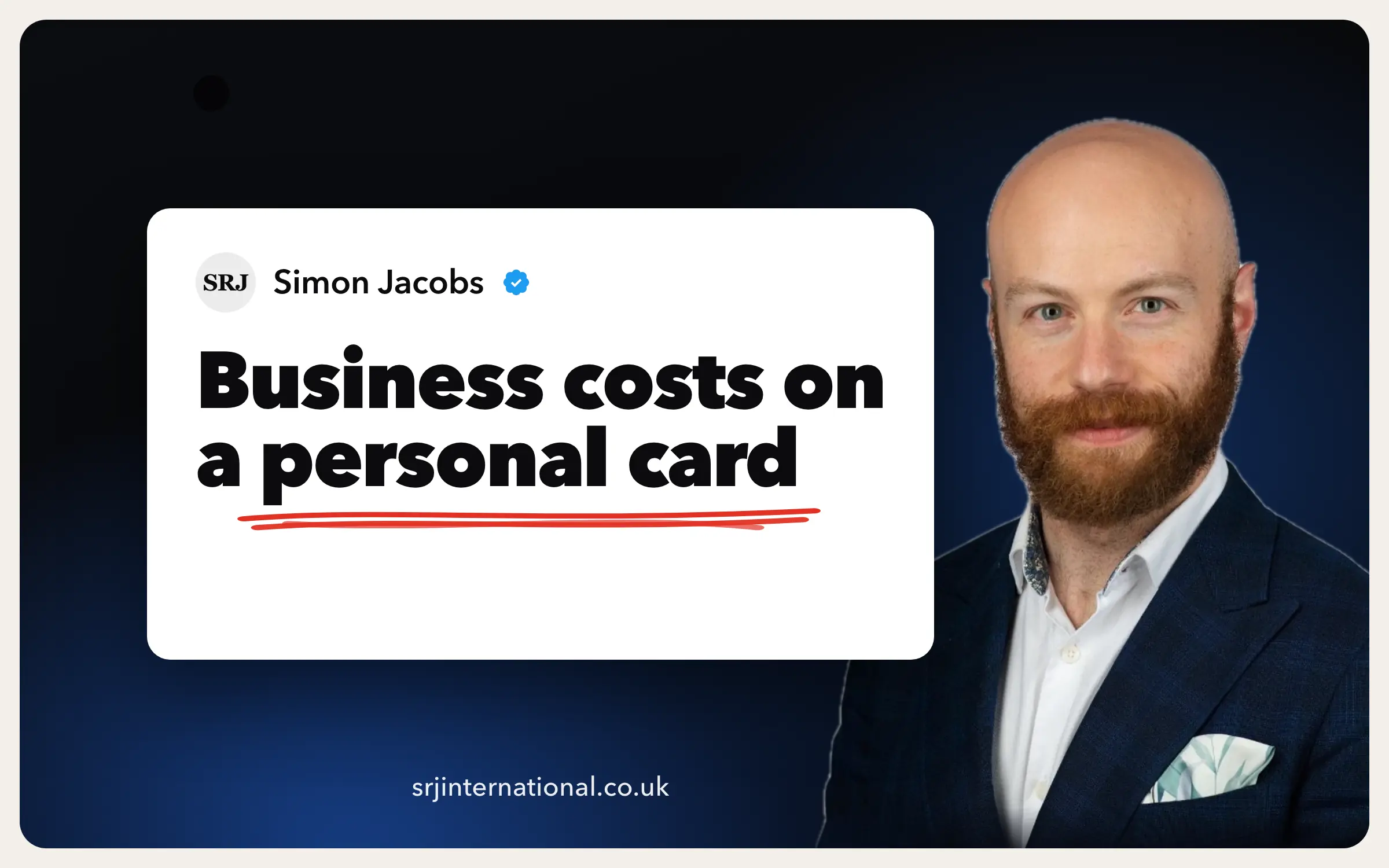 Can you claim business expenses paid on a personal card?