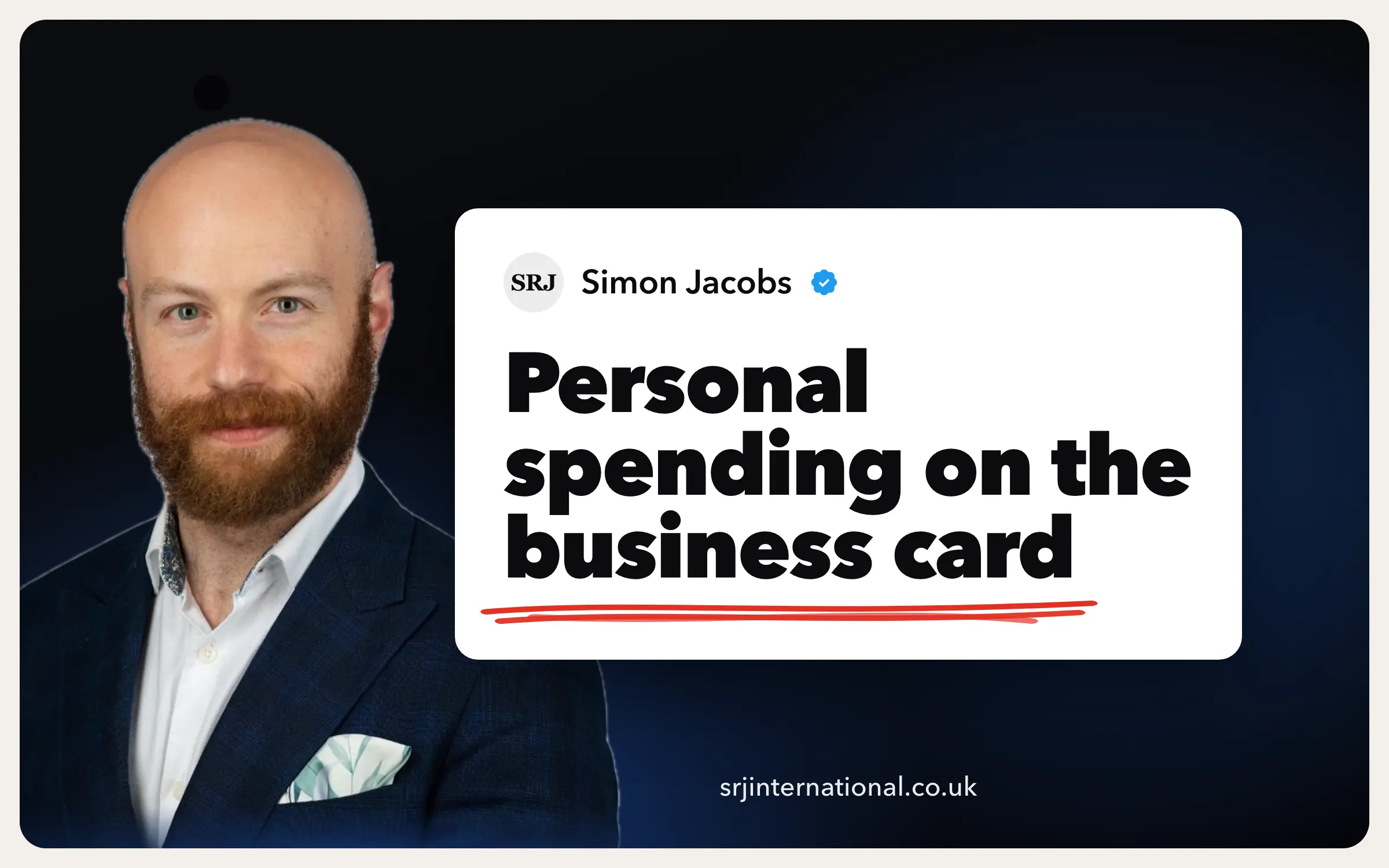 What if you pay personal costs on the business card?