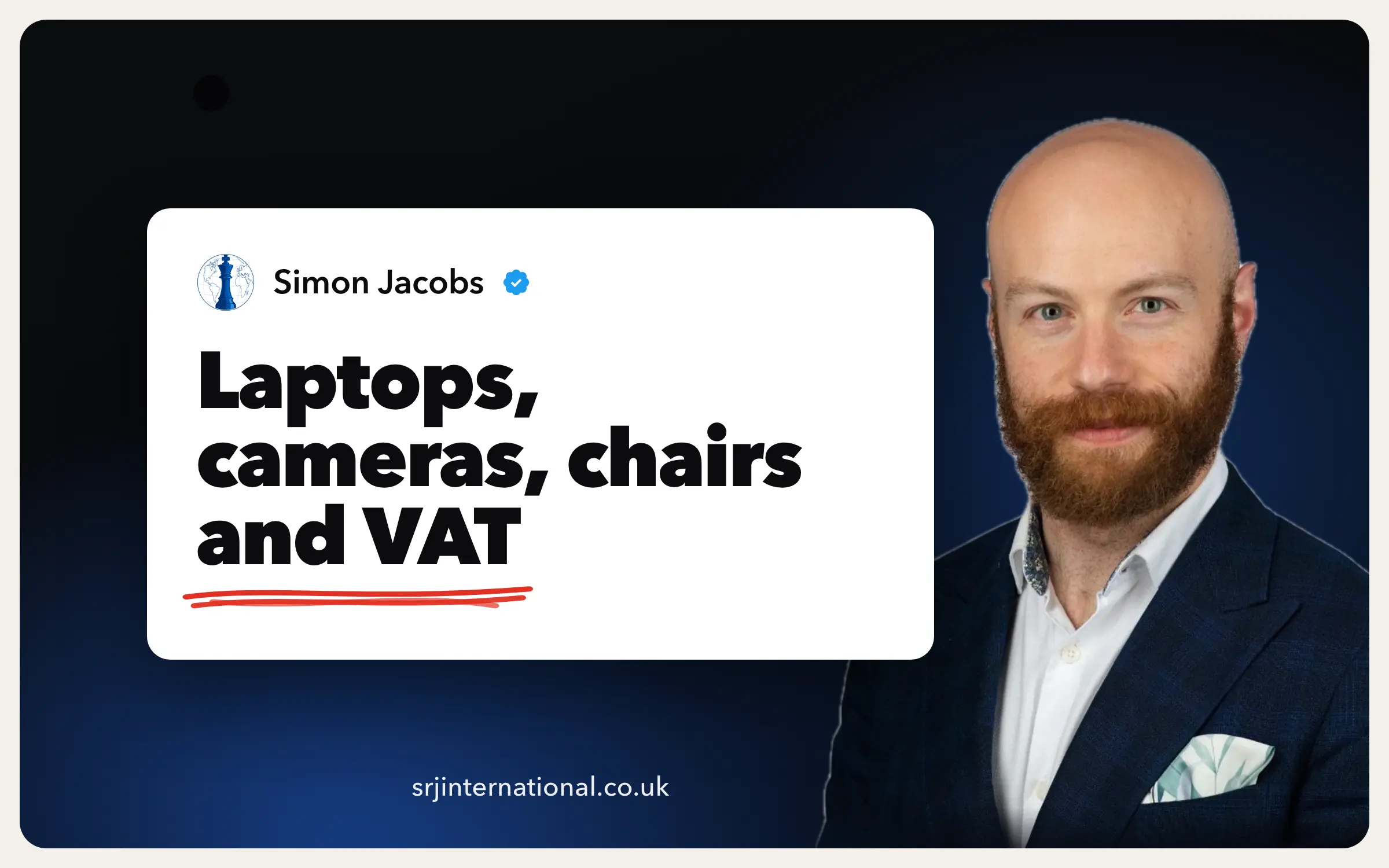 Can you reclaim the VAT on your agency's laptops, cameras and chairs?