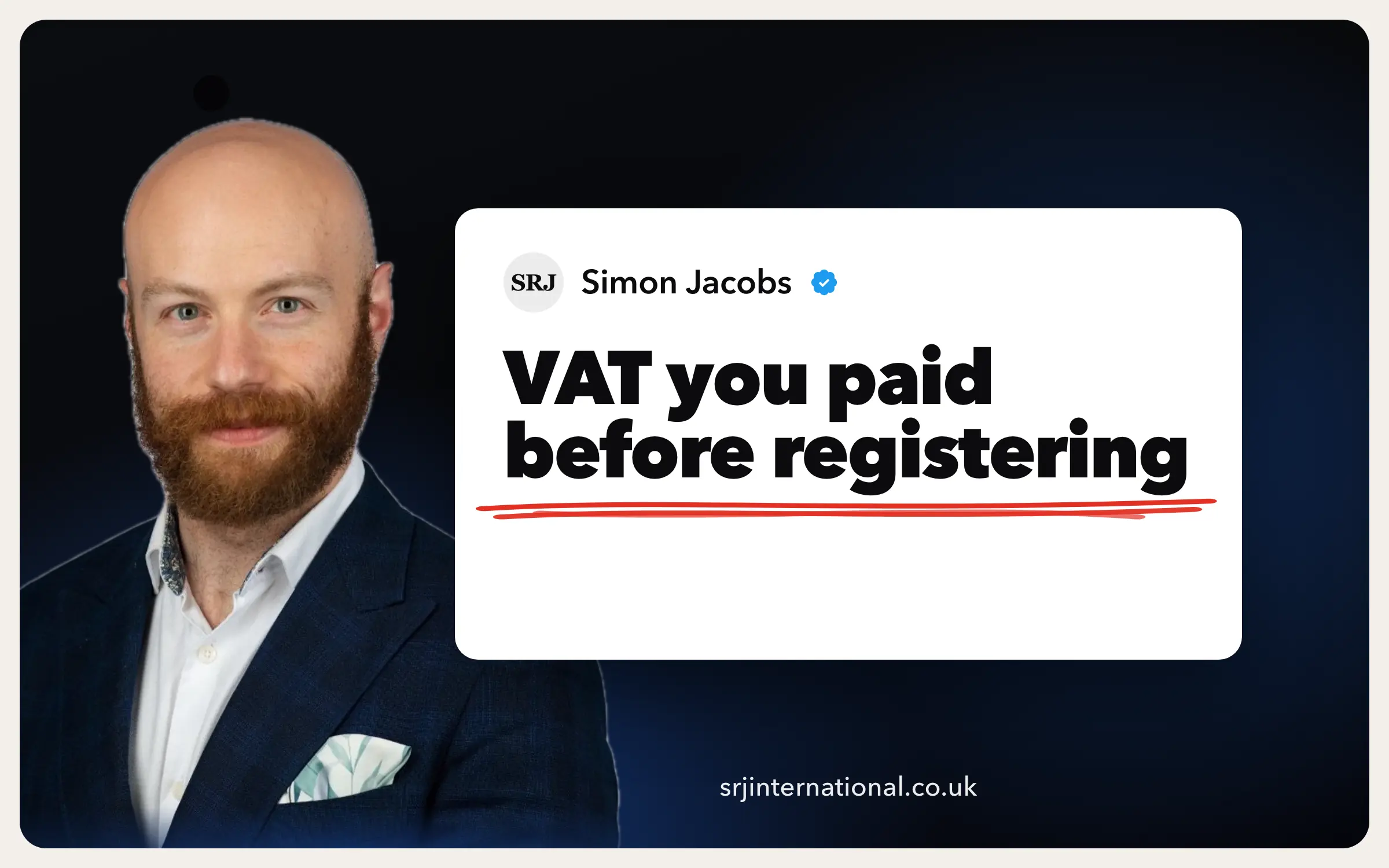 Can you claim back VAT from before you were VAT registered?