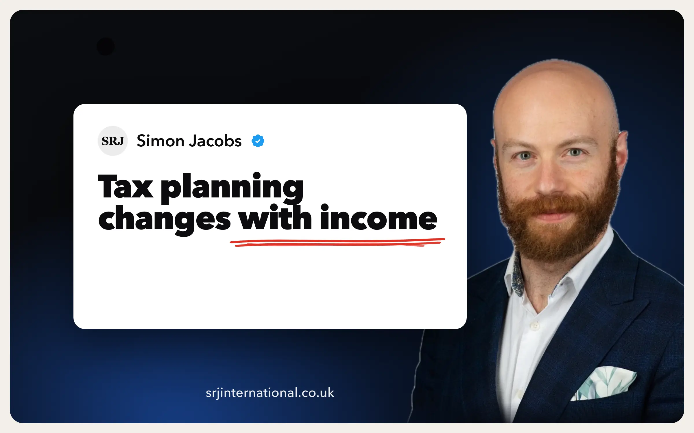 How does tax planning change as your income rises?