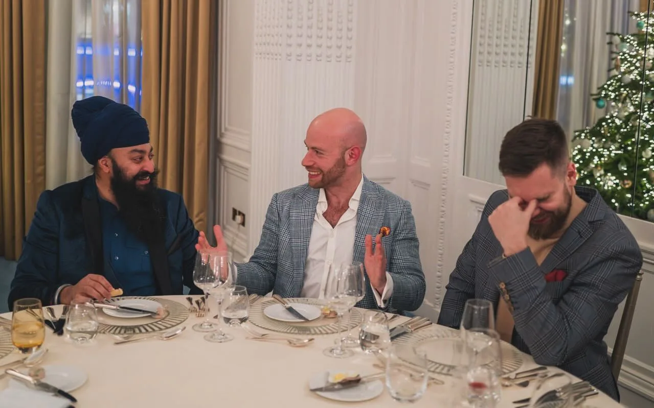 A chartered tax adviser in conversation with agency founders